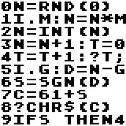 Guess the Number (Atari 8 Bit) by Vitoco Image