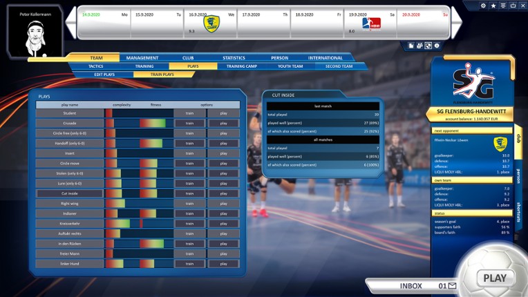 Handball Manager 2021 screenshot