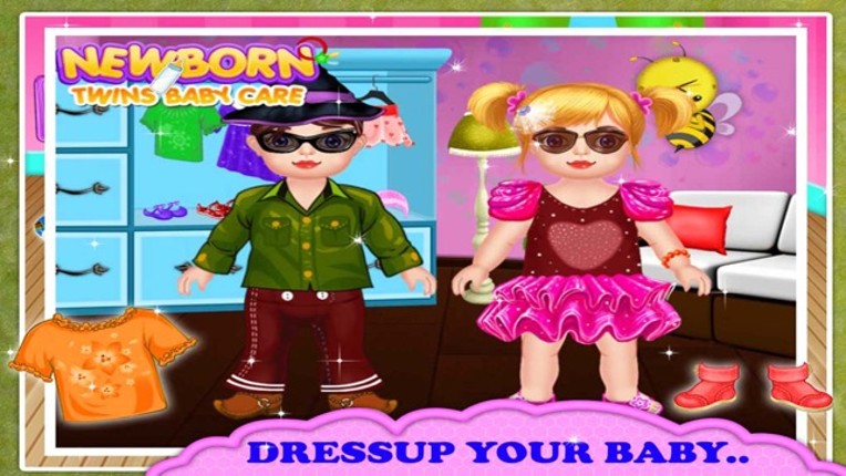 Newborn Twins Baby Care - Kids Games for Girls Image