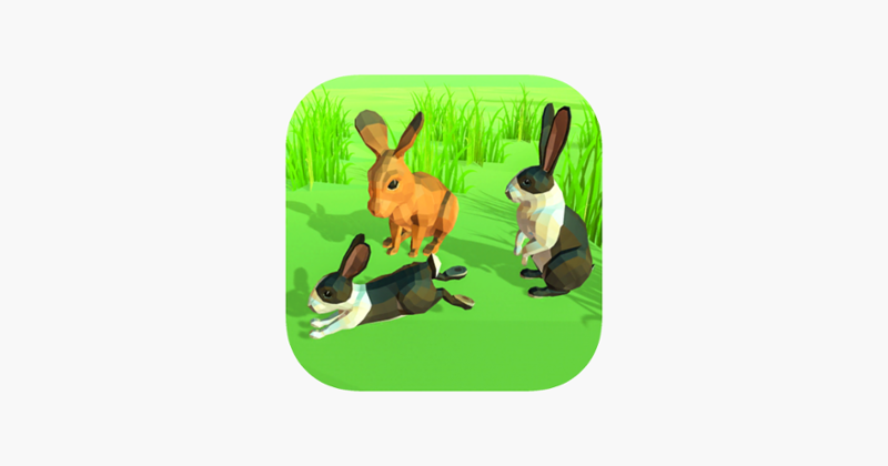 Poly Art Rabbit Simulator Game Cover