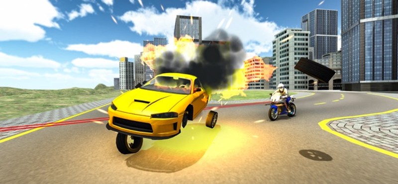 Shooting Mission Biker Police Image