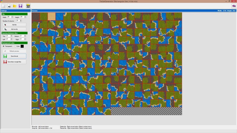 TileSetGenerator screenshot