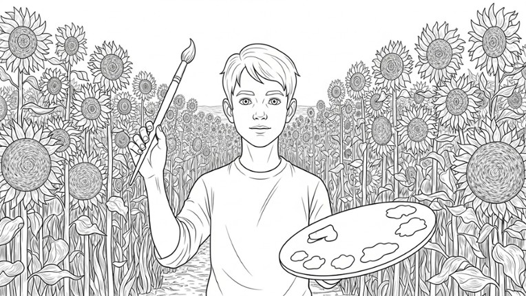 100 Cats Lost in Van Gogh’s Brushstrokes screenshot