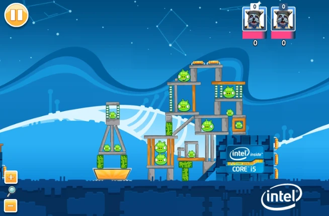Angry Birds in Ultrabook Adventure screenshot