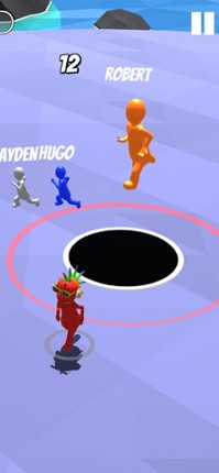 Fun Race Color Hole Party 3D screenshot