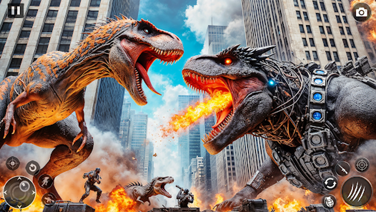 Angry Dinosaur City Attack screenshot