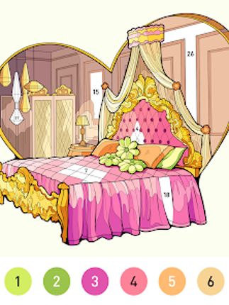 Heart Love Color By Number screenshot
