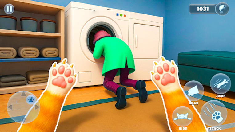 Bad Cat Sim: Prank Granny screenshot