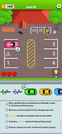 Parking Lot - Logic Puzzle screenshot