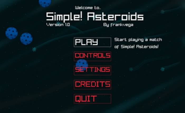 Simple! Asteroids Image