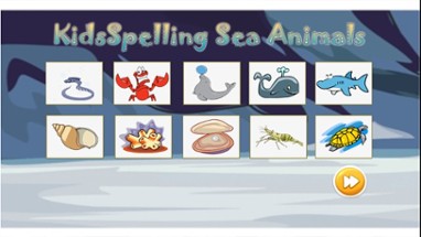 Kids Spelling Sea Animals Image