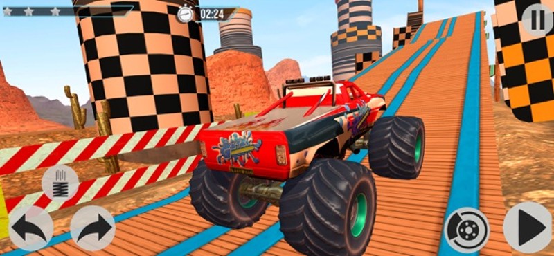 Monster Truck Ramp Jump Image