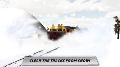 Snow Plow Rescue Train Driving 3D Simulator Image