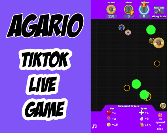 TikTok Live Interactive Agario Image