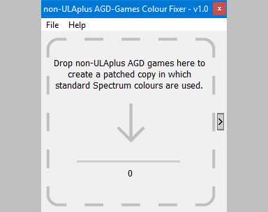Games like ZX Spectrum non-ULAplus AGD-Games Colour Fixer