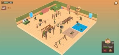 Army Fitness Training Idle Sim Image