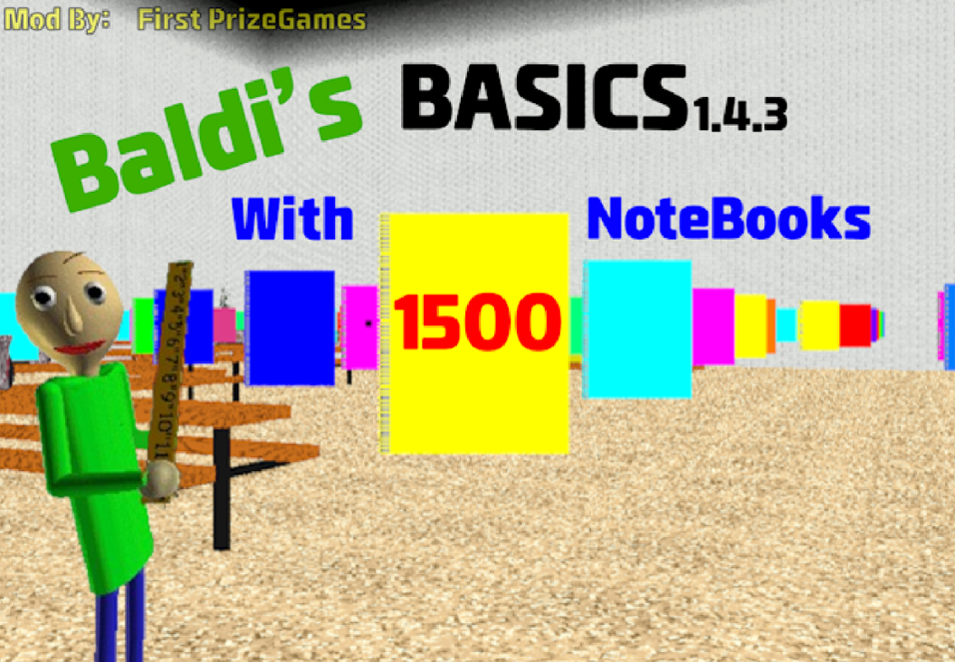 Games like Baldi's Basics With 1500 Notebooks!