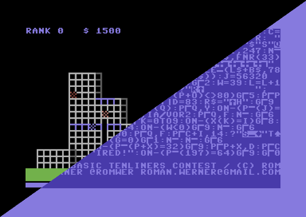 BASIC  10Liner Games (C64) Game Cover