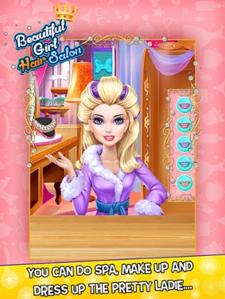 Beautiful Girl Hair Salon with Dress Up kids Game screenshot