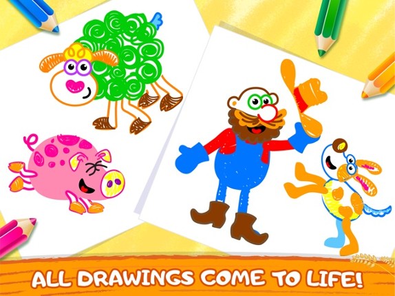 Bini Coloring & Drawing Games screenshot