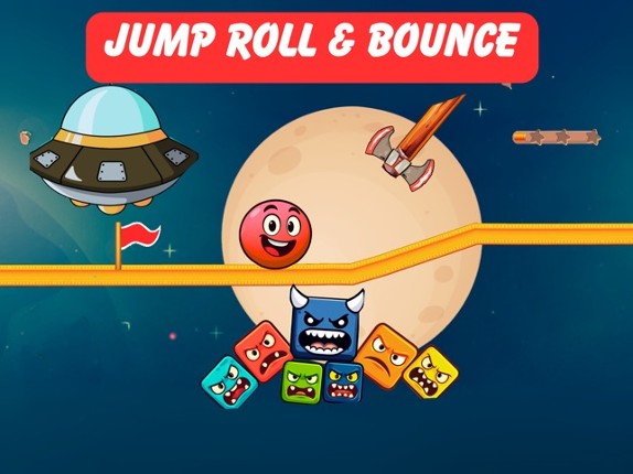 Bounce Ball 4 - Red Ball Hero screenshot