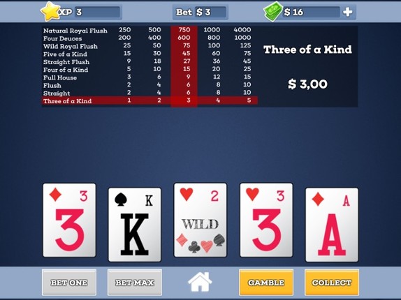 Deuces Wild * Video Poker screenshot