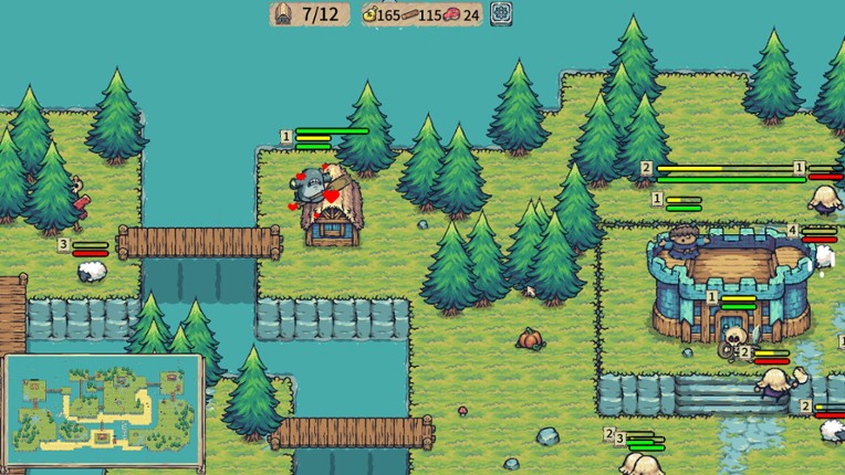 Four Mini Kingdoms War screenshot