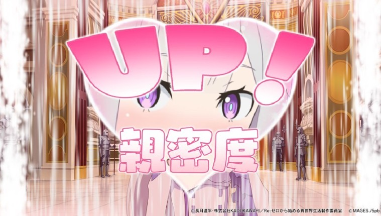 Re:Zero -Starting Life in Another World- Death or Kiss screenshot