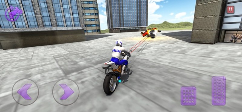 Shooting Mission Biker Police screenshot