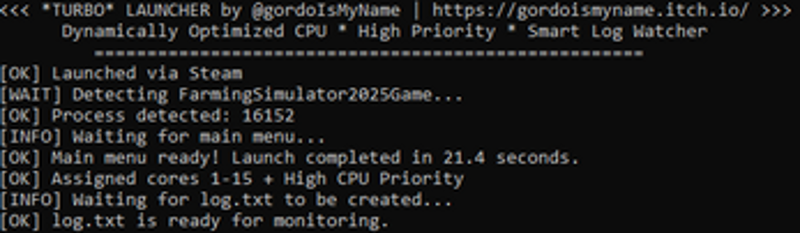 FS25 Turbo Launcher screenshot