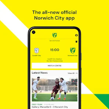 Norwich City FC screenshot