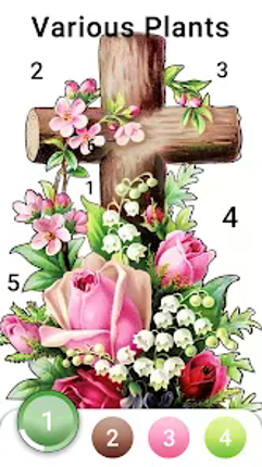 Silver Color: Color by number screenshot