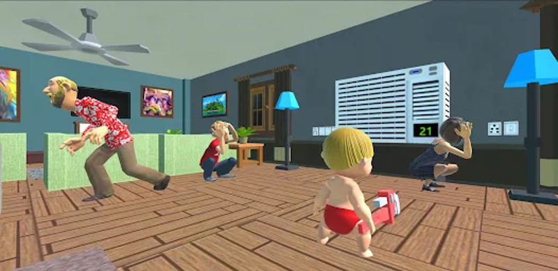 Rainbow Prank: Hide Daddy screenshot