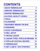 BartendingSchoolAtHomeBook Image