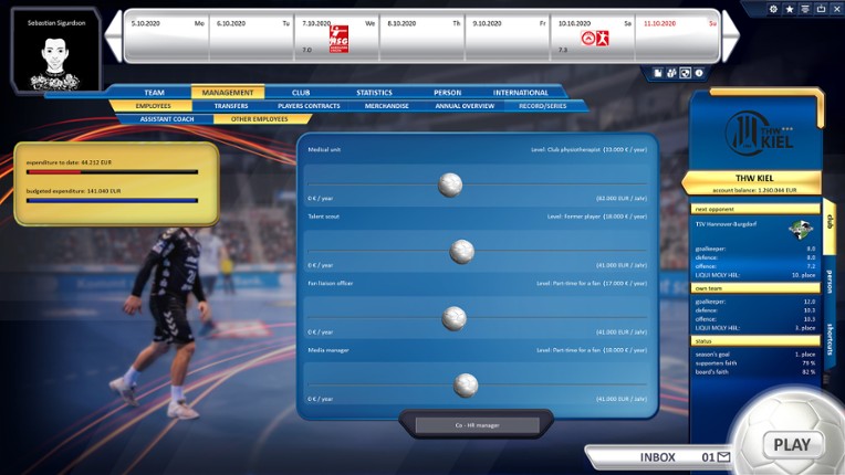 Handball Manager 2021 screenshot