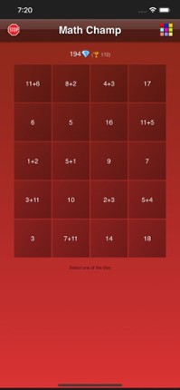 Math Champ Game screenshot
