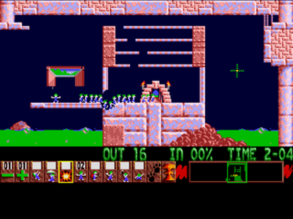 More! Lemmings (Amiga, CD32, CDTV) screenshot