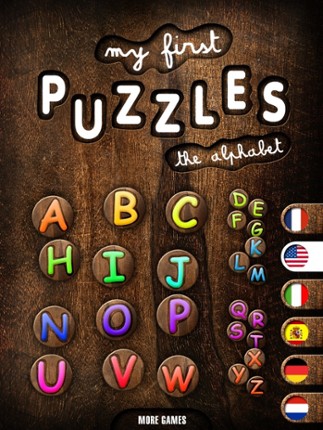 My First Puzzles: Alphabet - A Free Educational Puzzle Game for Kids and Toddlers for Learning Letter Shapes - Kid Toddler App screenshot
