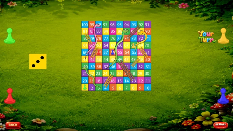Snakes and Ladders - Multiplayer 1v1 Image