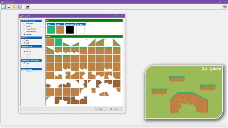 TileSetGenerator screenshot