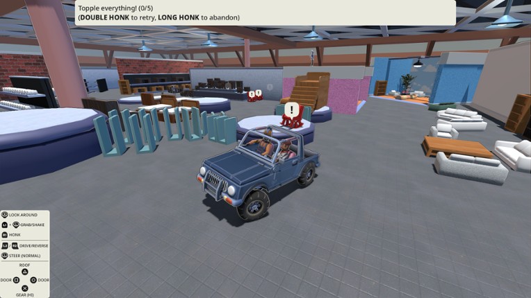4x4 in a Furniture Store screenshot
