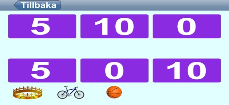 Bokstäver Nummer Färger screenshot