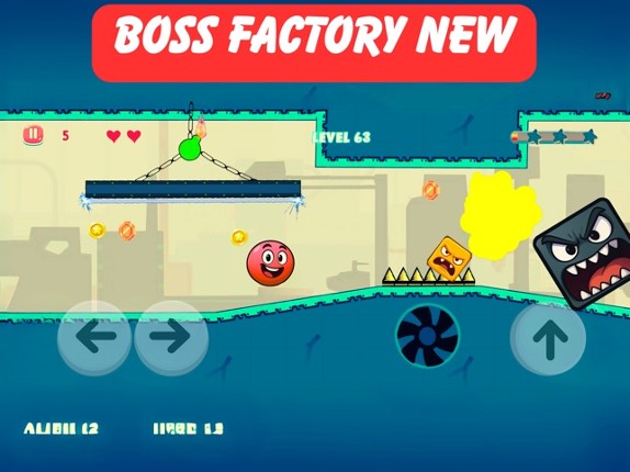 Bounce Ball 4 - Red Ball Hero screenshot