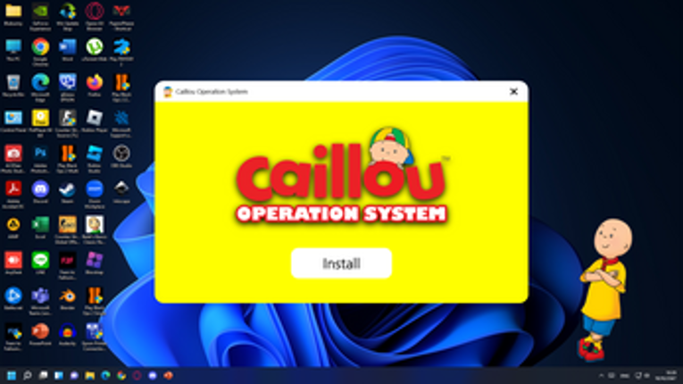 Caillou OS (2024 Edition) - Errors & OS Games screenshot