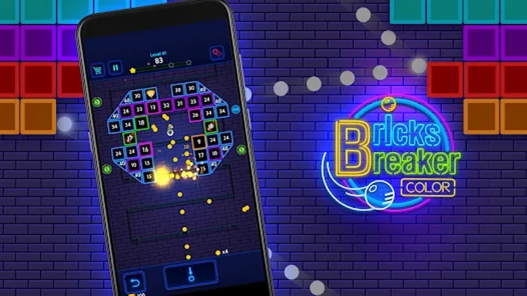 Bricks Breaker Color screenshot