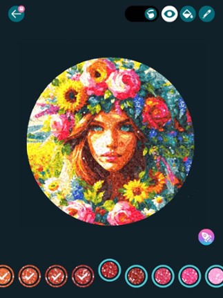 Glitty: color by sprinkling screenshot