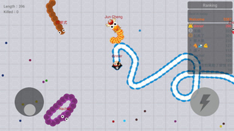 Greedy Dragon Race - Snake vs Snake screenshot