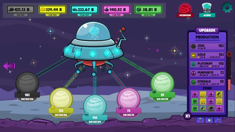 Idle Planets screenshot