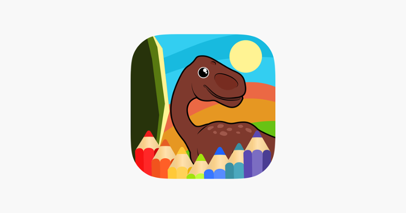 Little Dinosaur Coloring Pages Kids Painting Games Image